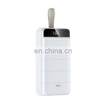 Remax portable cell phone battery charger  powerbank usb 40000mAh 10W 5V / 2.1A fast charging high capacity Power Bank