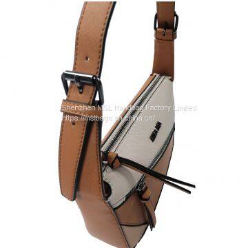 Factory Hot Sell Pu Leather Women Small Contrast Color Amazon Shoulder Bag photo-3