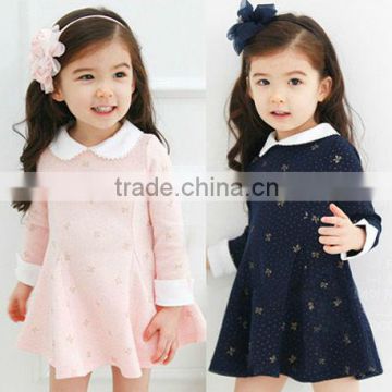 2014 hot selling ! korean style baby kids dress clothes for girls