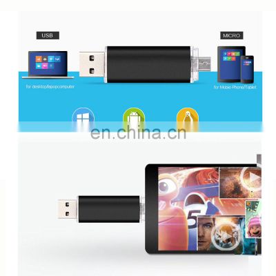 Genuine 32GB Flash Drive OTG Dual USB Micro Disk Memory Stick For Android PC