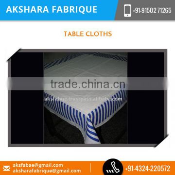 Superior Quality Material Made Table cloth Available in Different Size