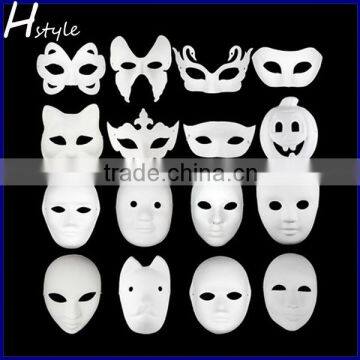 Paper Pulp DIY Party Supplies White Masks Party Masks Halloween Masks photo-5