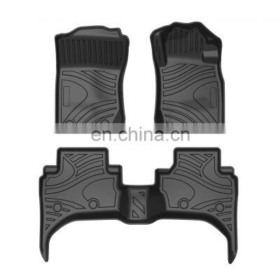 All Weather Odorless 3D TPE Deep Dish Car Floor Mat For Mitsubishi Triton