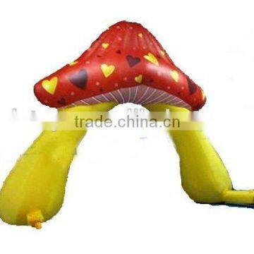 high quality Inflatable mushroom shape arch inflatable archway for sale