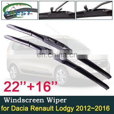 for Dacia Renault Lodgy 2012~2016 2013 2014 2015 Front Windscreen Windshield Wipers Blades Auto Car Wiper Blade Accessories