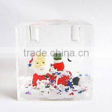 Wholesale Transparent Glass Snow Globe for Christmas/Wedding/Paperweight