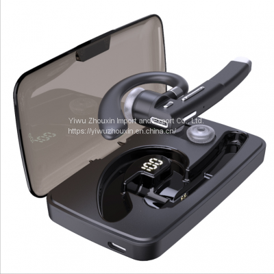 Bluetooth 5.0 Hanging Ear Long Standby Sports Wireless Business Headset photo-3
