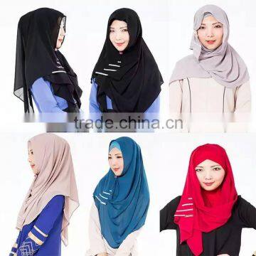 S884 New beading MUSLIM LONG HIJAB islamic scarf