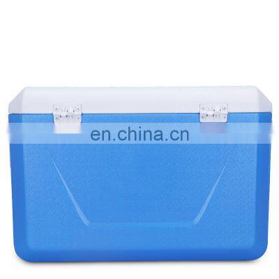 Gint Best Selling  Large customized color Insulated  ice box  Plastic cooler box for outdoor with locks