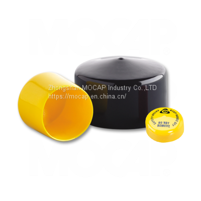 Customized Plastic Vinyl PVC Pipe End Cap With Hole and Print photo-3