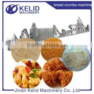 Automatic twin screw bread crumbs making machine