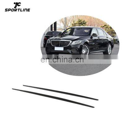 JCSPORTLINE S63 S65 Carbon Side Skirts Extinsion for Mercedes-Benz S Class S450 S550 S560 AMG Base Sedan 4-Door 2014-2018