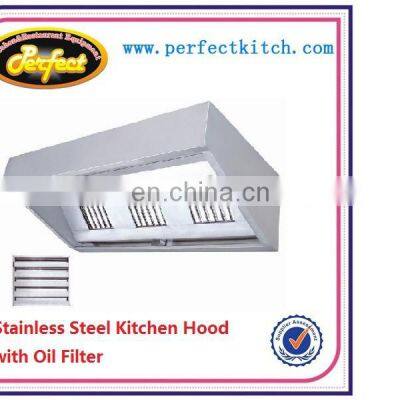 Stainless Steel Commercial Kitchen Extractor Hood /Restaurant Range Cooker Hood photo-5