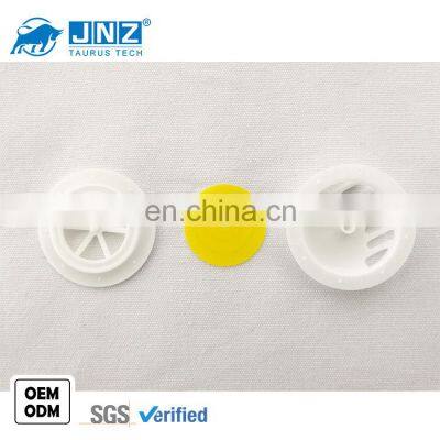 JNZ Facemask Accessories Plastic Black White Round Anti-dust Air Breathing Valve With Gasket photo-2