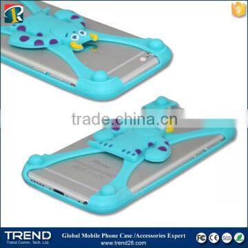 Fit for 1~5 Inches Bear Yellow Monster Universal Silicon Bumper Case for Iphone 6 Quality Choice photo-3