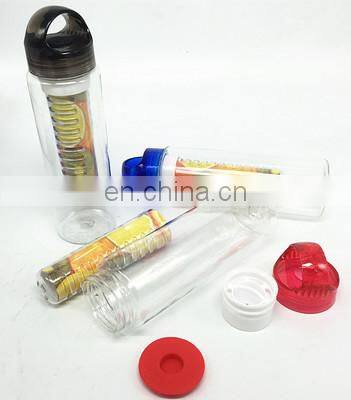2020 Hot Selling Plastic Food Grade Fruit Influser Juice Bottle