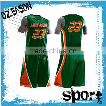 2016 custom latest reversible basketball jersey design