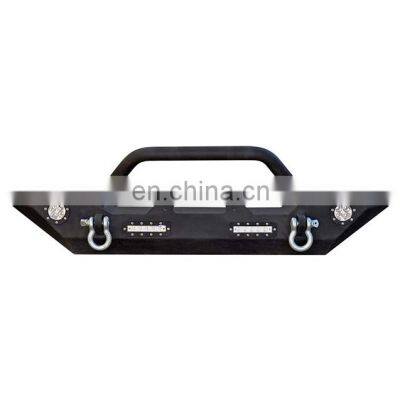 Front Bumper with hooks and high bright led light for Jeep Wrangler JK 07-16