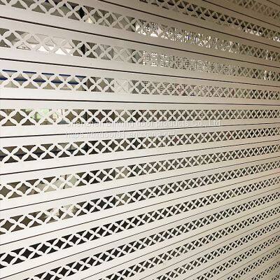 Hollowed outElectric remote control steel aluminum alloy rolling shutter garage door