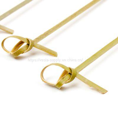 Appetizer bamboo picks 4 inch bamboo knot Picks wholesale price high quality 100pk