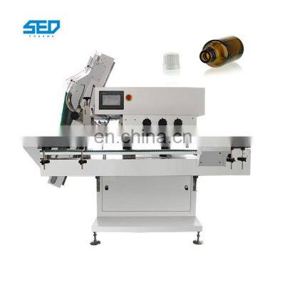 Linear Bottle Capping Machine With Cap Elevator