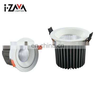 High Quality Recessed Mounted Indoor Aluminum COB 14 16 W Led Downlight