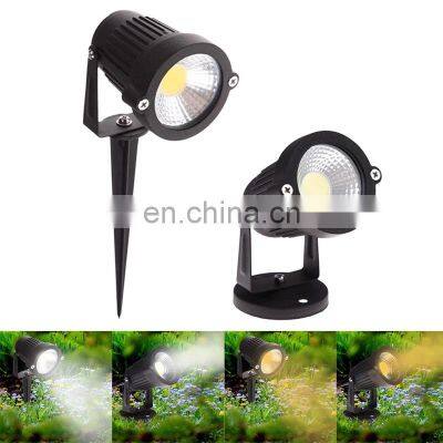 220V 110V 12V 24V Outdoor Garden Lamp 3W 5W 7W Cob Spike LED Spot Light photo-2