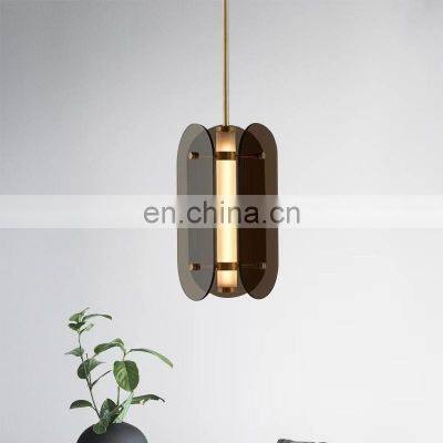 Modern LED Pendant Light Suspension Hanging Lights With Frosted Glass Foyer Lamp Dining Room Decoration