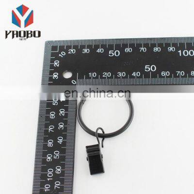 China Manufacturer Small Clips Shower Hooks Curtain Round Rings For Window Accessories photo-4