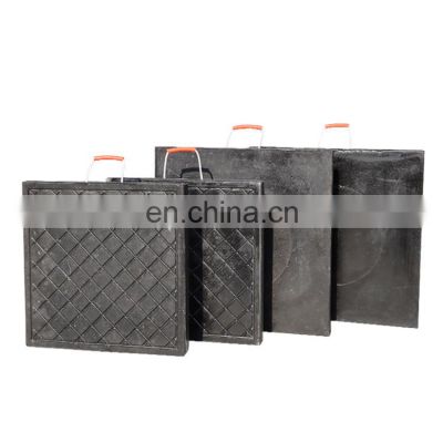 UHMW-PE outrigger pads crane mats Manufacture professional jack leg support pads for heavy duty equipment leg