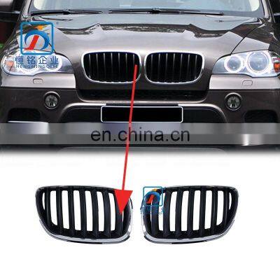 New Semi-Chrome Front Bumper Upper Grille Front Kidney Grill for BMW X5 E53 51137113733