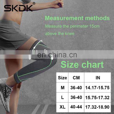 Hot Sale Silicone Knee Pads Brace Spring Support Knee Brace Compression Sleeve photo-3