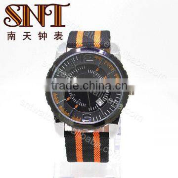 SNT-NY006 fashion colorful soft mesh nylon band watch