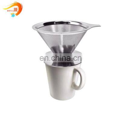 pour over economical metal coffee filter dripper manufacturer