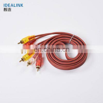 Custom Length Video Audio Extension Cable Male To Male 3 RCA Audio Video AV Cable photo-4