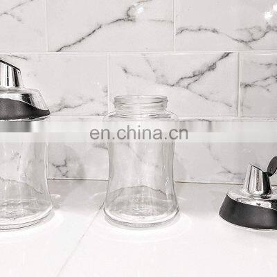 Sugar Dispenser & Shaker For Coffee , Cereal , Tea & Baking With Pouring Spout and Lid for Easy Spoon Measuring Pour photo-5