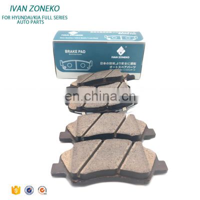 Ivan Zoneko OEM Quality Semi Metallic Ceramic Auto Car Brake Pads OE Number 58301-0U000 583010U000 58301 0U000For hyundai kia