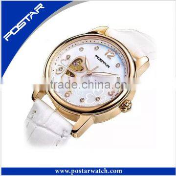 Fashion Automatic Mechanical Stainless Steel Case Women's Wrist Watch