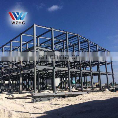 Heavy Duty Industrial Factory Prefabricated Steel Steel Structure Office Building Steel Structure Warehouse 20 Light H Beam Aisi photo-2