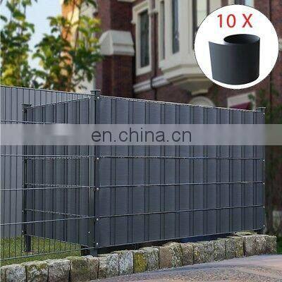 China pvc sichtschutzstreifen / Tarpaulin PVC Garden Strip Screen Fence Roll Cover Plastic