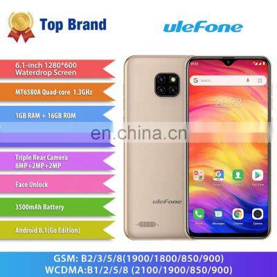 Ulefone Note 7 Smartphone 6.1 Inch 1GB RAM 16GB ROM MT6580A Quad Core 3500mAh Face ID Three Rear Cameras Android GO Mobile Phone photo-4