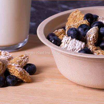 650ml Disposable Food Container Biodegradable Compostable Sugarcane Eco Friendly Round Soup Bowls (300/CS) photo-5