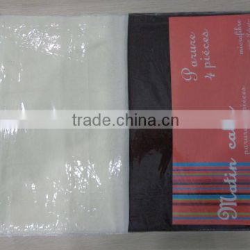 MICRO FIBER SOLID QUILT COVER SET FOR FRANCE MARKET