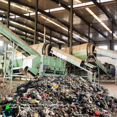 ZhengZhou ZhongCheng Environmental Equipment Trash Recycling Machinery Household Waste Garbage Recycling Machine