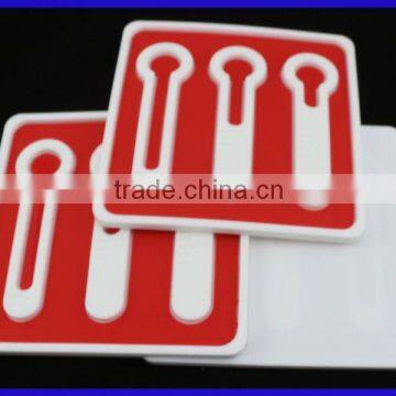 Two-Tone silicone heat resistant pad