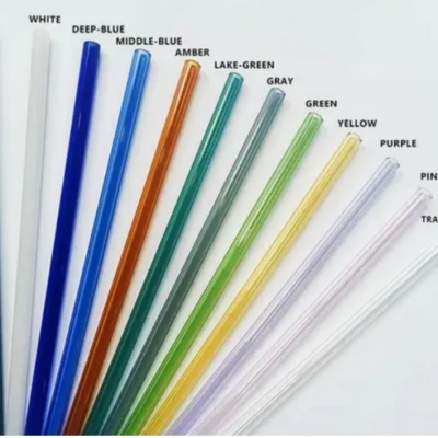 Premium High Borosilicate Glass Straw for Eco-Friendly Drinking