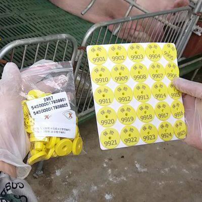 Goat Sheep Pig Cattle Cow Ear Tag Livestock Identification Number Marker Calf Horse Camel Animal Ear Tags