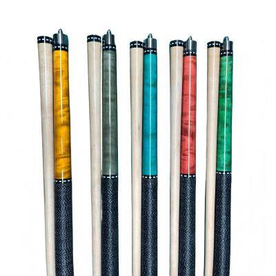 KB134 High Quality 1/2 Split 13mm Stainless Steel Shaft Wrap Grip Factory Direct Sale High-End Pool Cue for Game Room Maple photo-5
