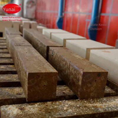 Композитный коричневый электрокорунд F4, жаростойкий и коррозионностойкий для дверей кальциевого карбидного печи. Kewei Refractories, производитель коричневого электрокорунда