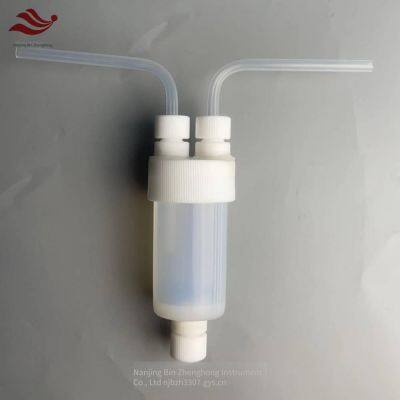 Customizable Transparent Pfa Impact Reaction Bottle With 8mm Connector, Anti-corrosion Reaction Tank for Low-metal-impurity Gas Sampling and Analysis Device